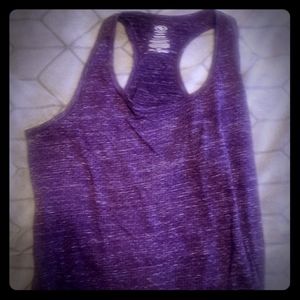 Athletic Works purple racerback tank top.